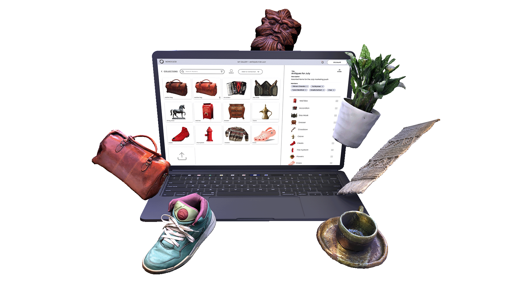 3D Viewer mockup